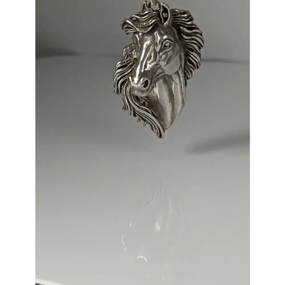 Silver Steed Signature Horse head Pendant pendant