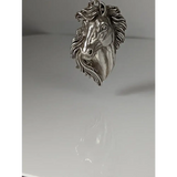 Silver Steed Signature Horse head Pendant pendant