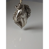 Silver Steed Signature Horse head Pendant pendant