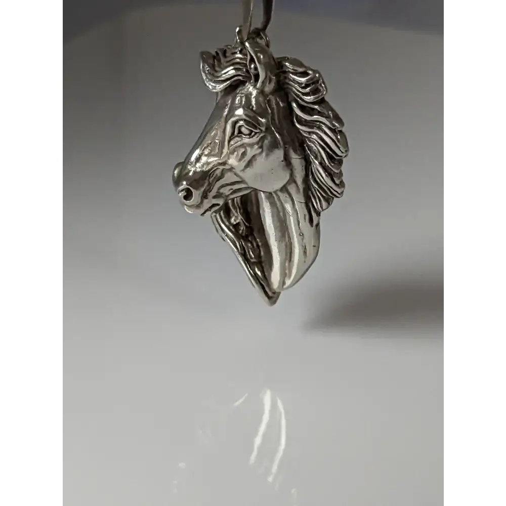 Silver Steed Signature Horse head Pendant pendant