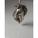 Silver Steed Signature Horse head Pendant pendant
