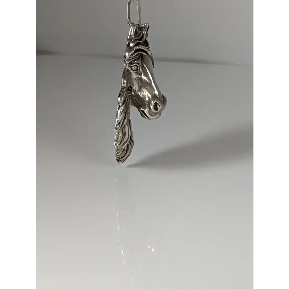 Silver Steed Signature Horse head Pendant pendant
