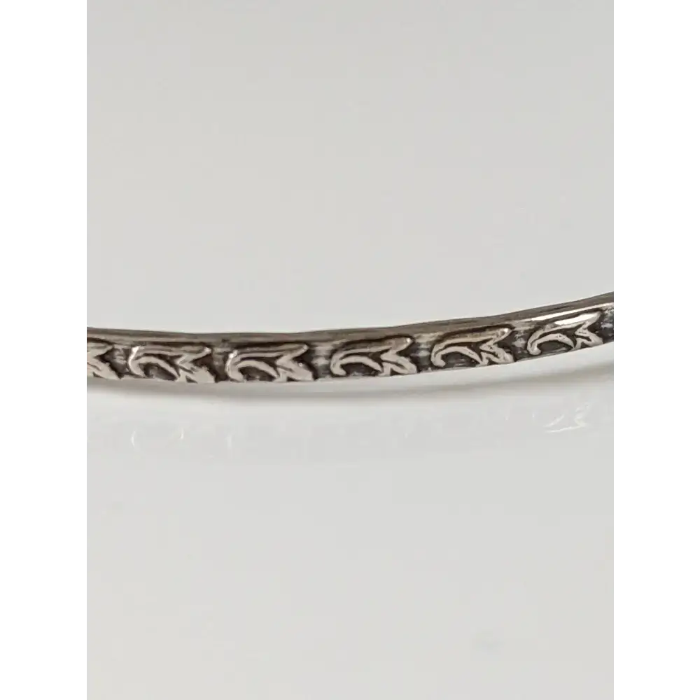 Silver Steed Slim Vine Silver Bangle Bracelets