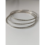 Silver Steed Slim Vine Silver Bangle Bracelets