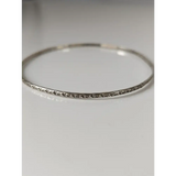 Silver Steed Slim Vine Silver Bangle Bracelets