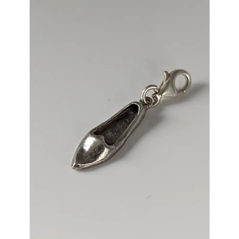 Silver Steed Slipper Silver Charm Charms