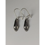 Silver Steed Slipper Silver Dropped Earrings Earrings