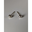 Silver Steed Small Ball Stud Earrings Earrings