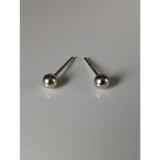 Silver Steed Small Ball Stud Earrings Earrings