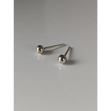 Silver Steed Small Ball Stud Earrings Earrings