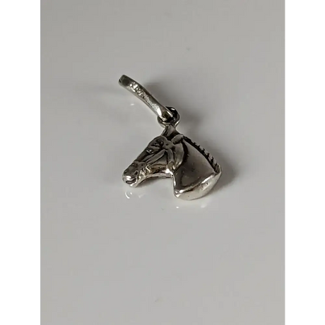 Silver Steed Small Horse Head Silver Pendant Pendant