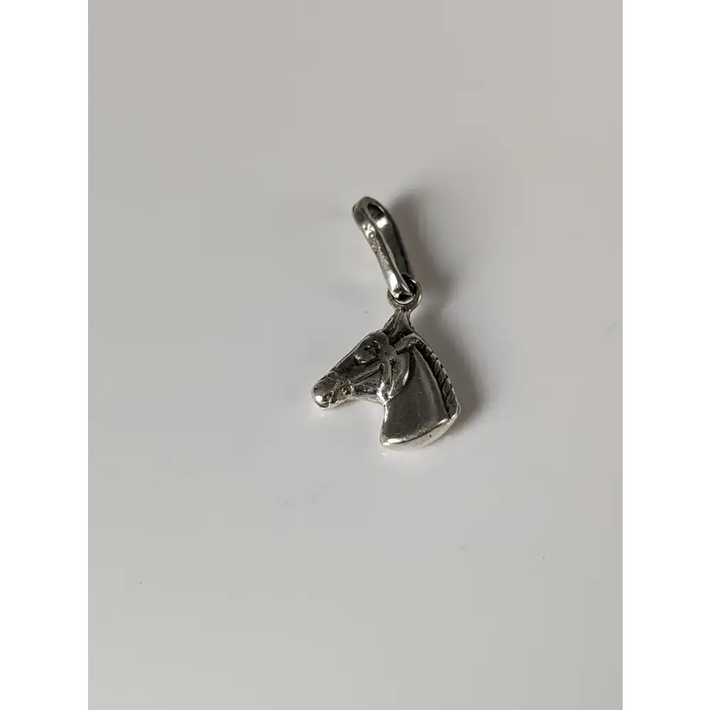 Silver Steed Small Horse Head Silver Pendant Pendant