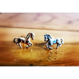 Silver Steed Small Silver Horse Stud Earrings 2 Earrings