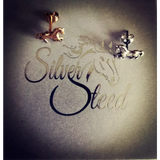 Silver Steed Small Silver Horse Stud Earrings 2 Earrings