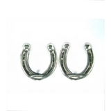 Silver Steed Small Horseshoe Stud Earrings 1 Earrings