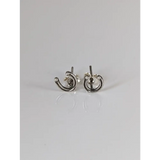 Silver Steed Small Horseshoe Stud Earrings 1 Earrings