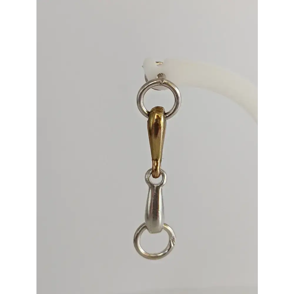 Silver Steed Snaffle Bit Stud Earrings Silver Earrings