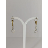 Silver Steed Snaffle Bit Stud Earrings Silver Earrings