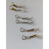 Silver Steed Snaffle Bit Stud Earrings Silver Earrings