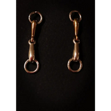 Silver Steed Snaffle Bit Stud Earrings Silver Earrings
