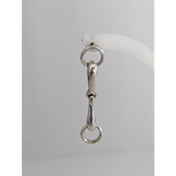 Silver Steed Snaffle Bit Stud Earrings Silver Earrings