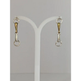 Silver Steed Snaffle Bit Stud Earrings Silver Earrings