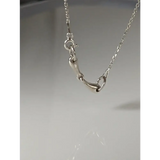 Silver Steed Snaffle Necklace Silver Necklaces