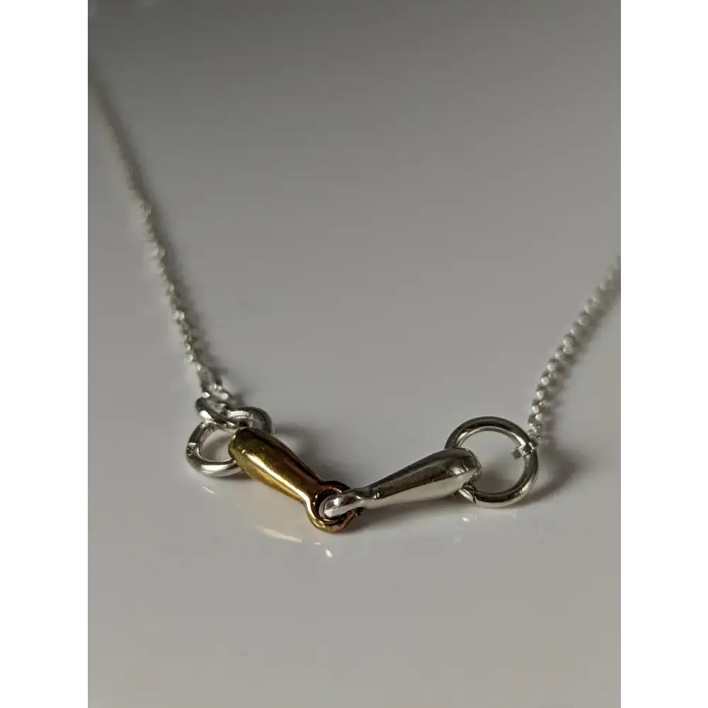 Silver Steed Snaffle Necklace Bronze/Silver Necklaces
