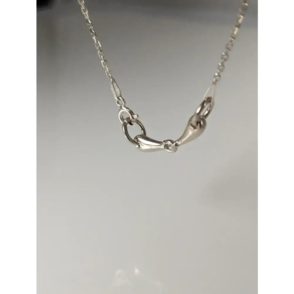 Silver steed snaffle necklace featuring a silver horsebit clasp on a delicate silver chain