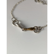 Silver Steed Snaffle on a Chain Delicate Bracelet 15.5cm Silver&Brass Bracelets