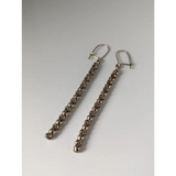 Silver Steed Snake Chain Dropped Earrings Earrings