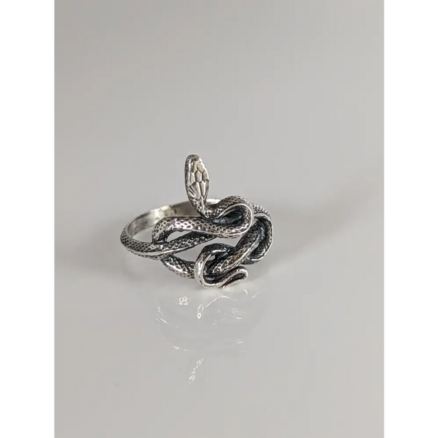 Silver Steed Snake Silver Ring R Rings