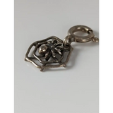 Silver Steed Spider Web Silver Charm Charms