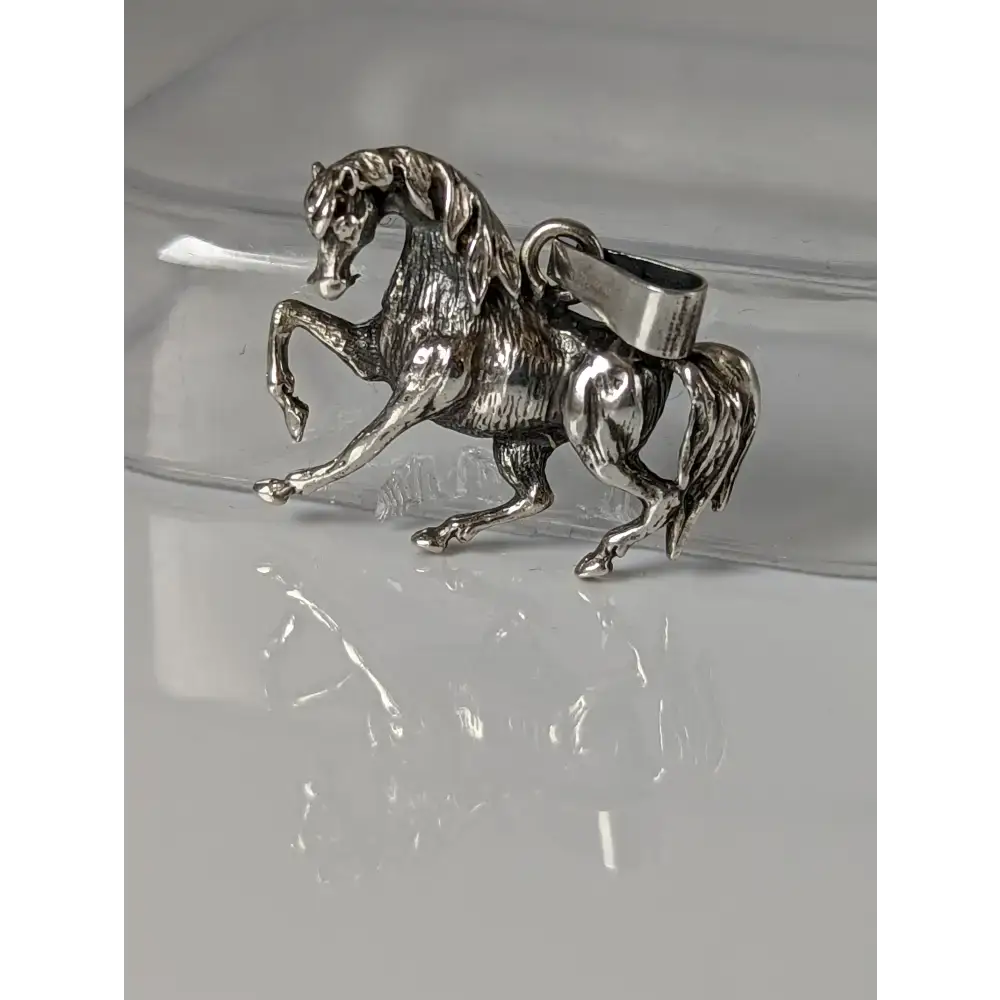 Silver Steed Stallion Silver Pendant Pendant