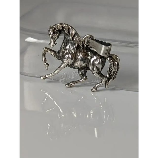 Silver Steed Stallion Silver Pendant Pendant