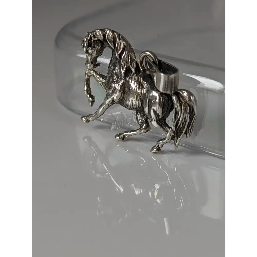 Silver Steed Stallion Silver Pendant Pendant