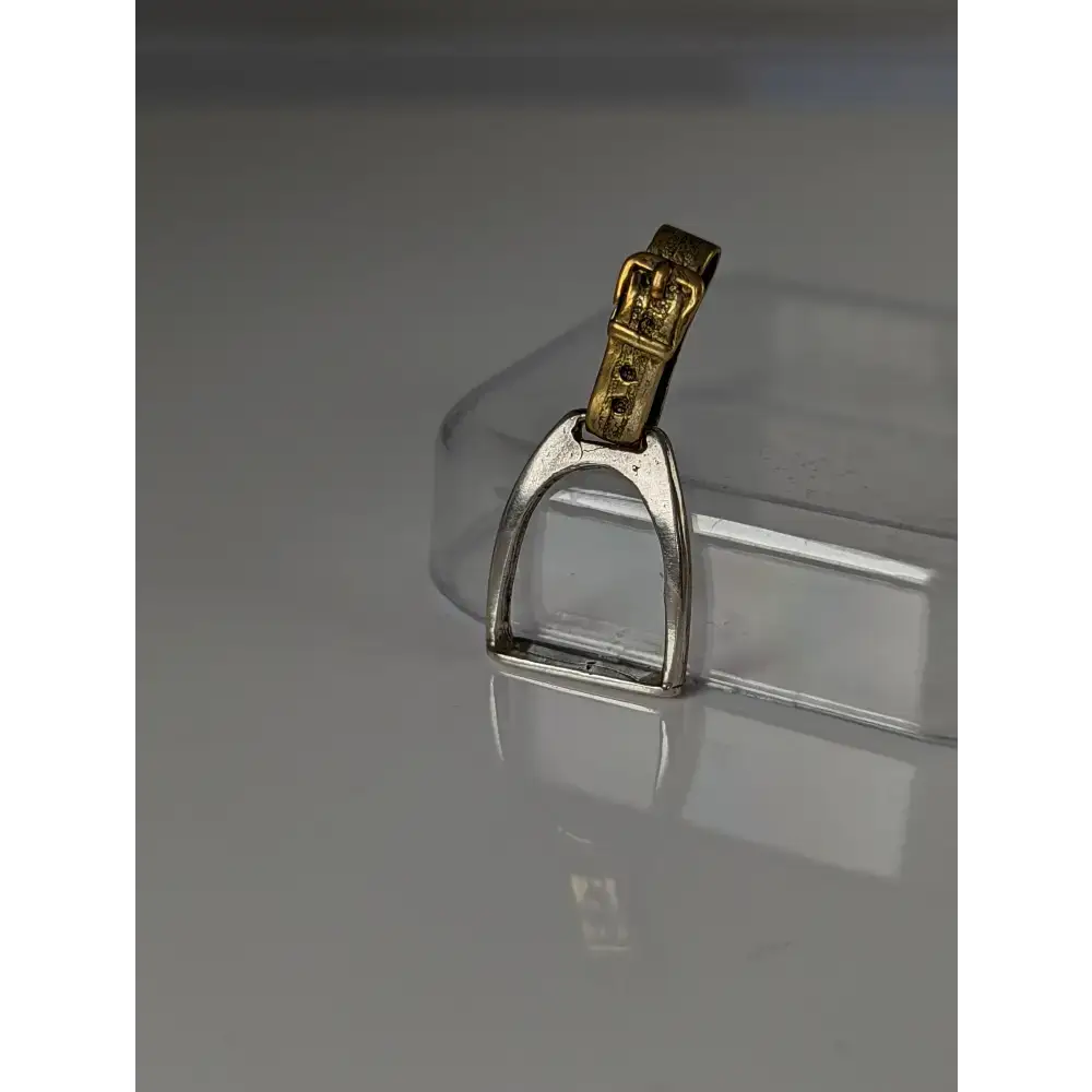 Silver Steed Stirrup Silver Pendant Silver Pendant