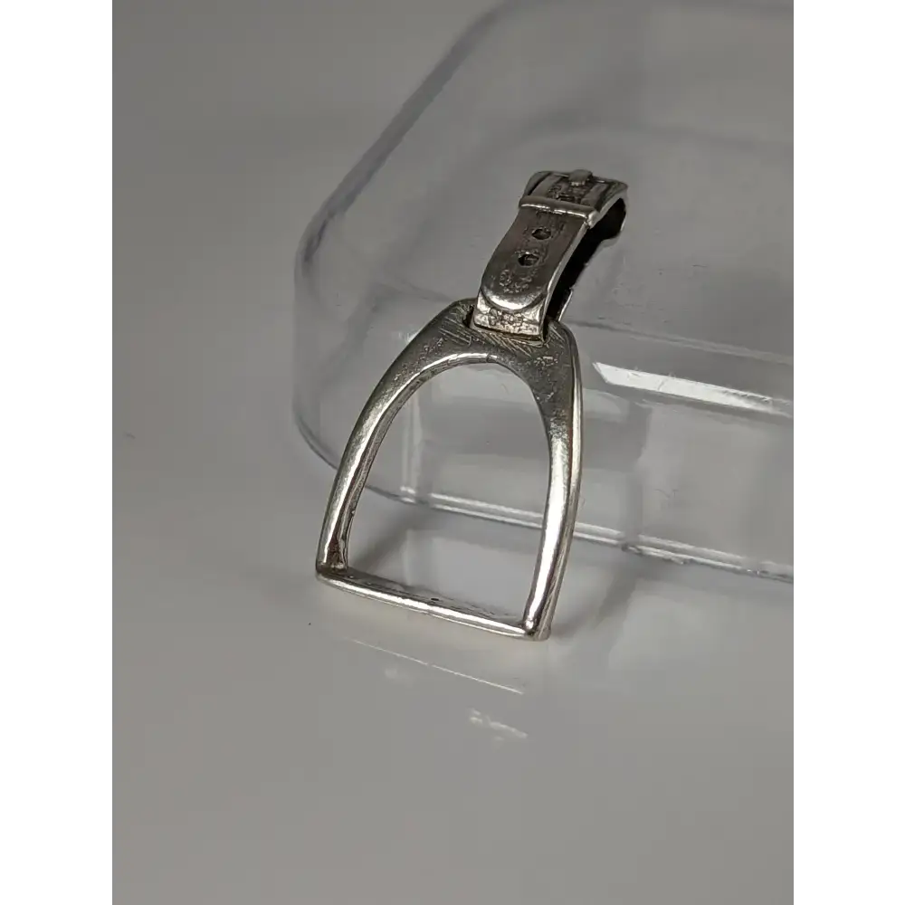 Silver Steed Stirrup Silver Pendant Silver Pendant