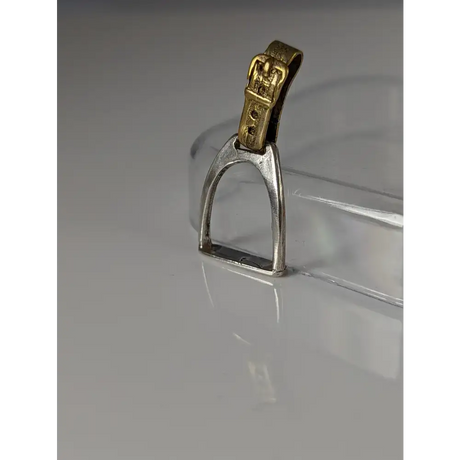 Silver Steed Stirrup Silver Pendant Bronze Pendant