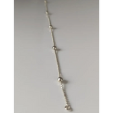 Silver Steed Studded Ball Chain Silver Bracelet 18.5CM Bracelets