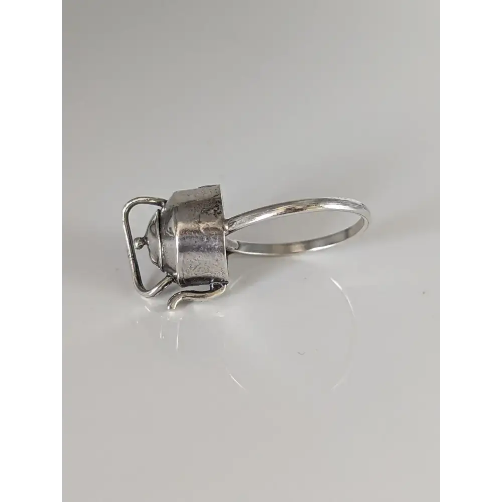 Silver Steed Teapot Silver Ring P Rings