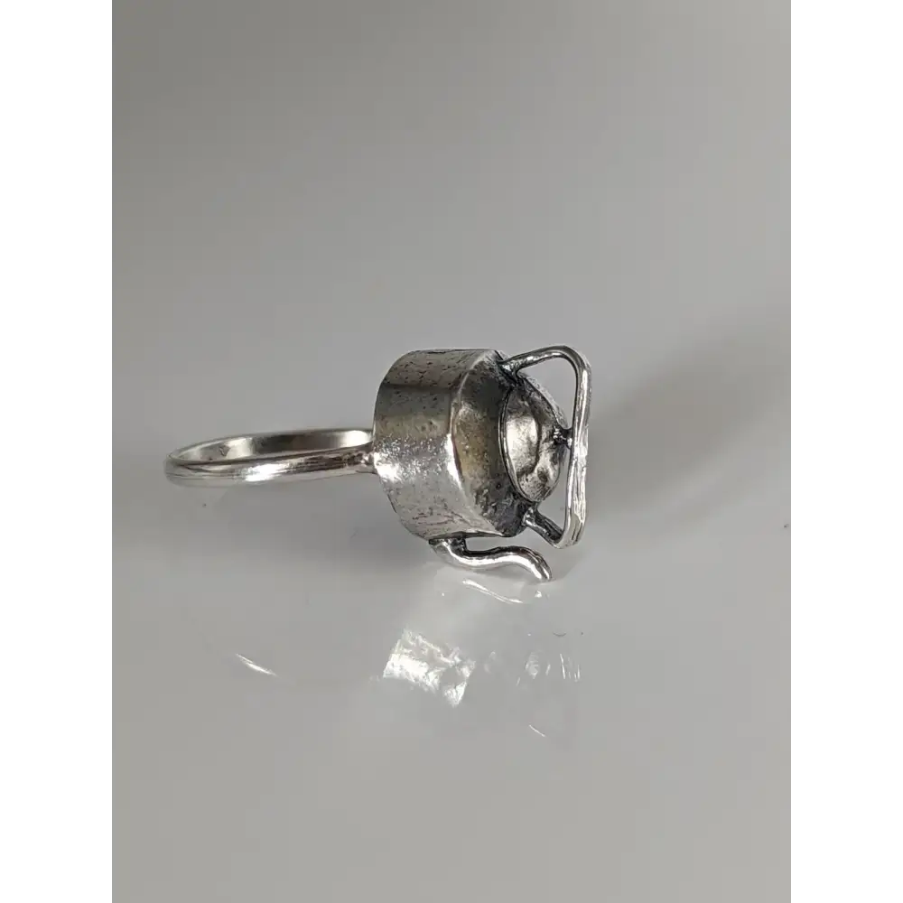 Silver Steed Teapot Silver Ring P Rings