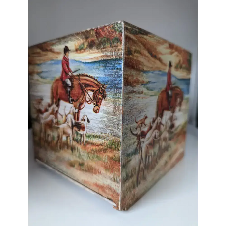Silver Steed Tissue Boxes Hunting Miscellaneous