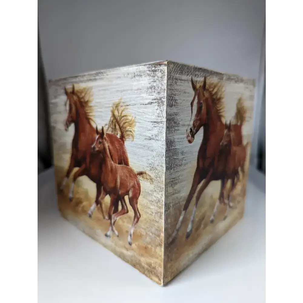 Silver Steed Tissue Boxes Mare and foal Miscellaneous