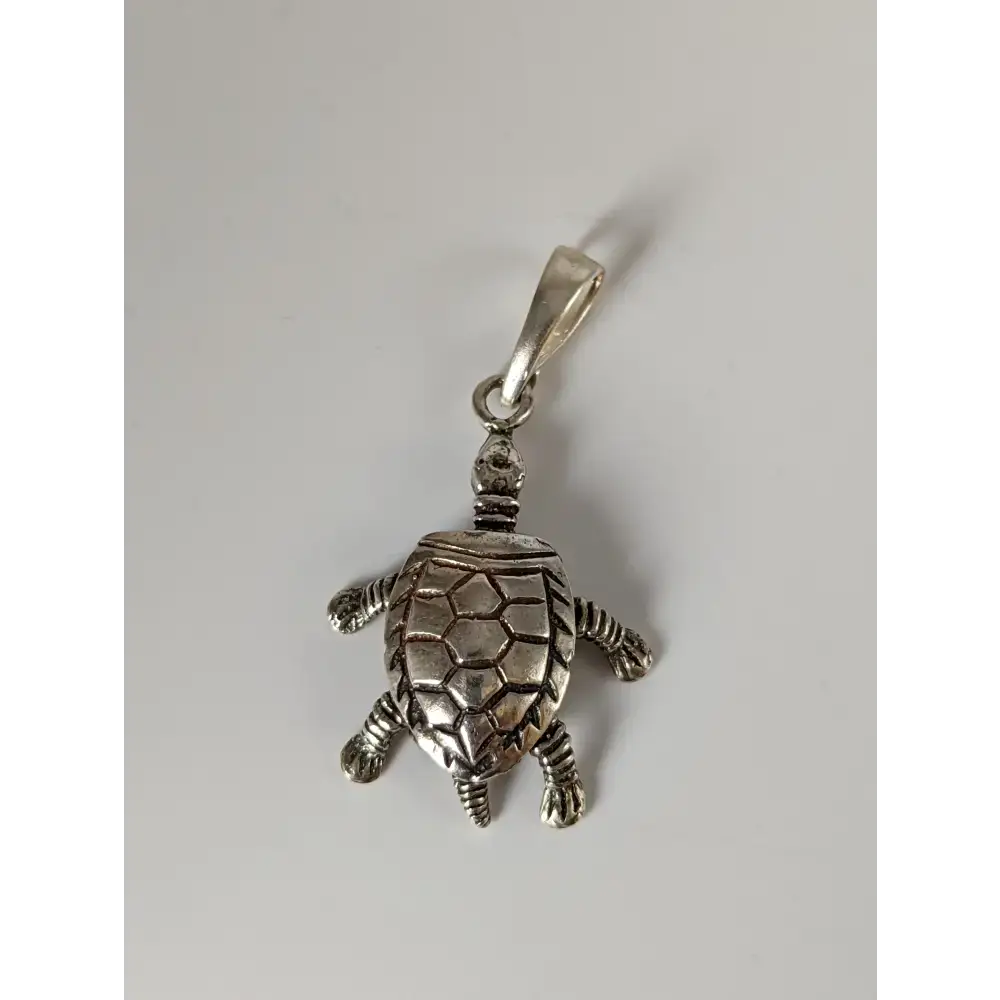 Silver Steed Tortoise Silver Pendant Pendant