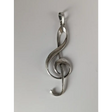 Silver Steed Treble Clef Silver Pendant Pendant