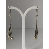 Silver Steed Tulip Dangling Earrings Earrings