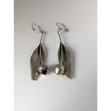 Silver Steed Tulip Dangling Earrings Earrings