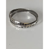 Silver Steed Two Interlinking Bands G Rings