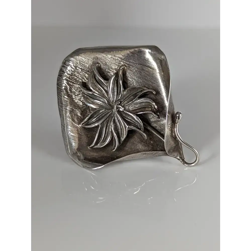 Silver Steed Unique, Extravagant Leaf Rings with motive Flower Rings